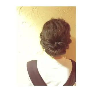 セミロング ヘアアレンジ 山下 直人のヘアスタイル