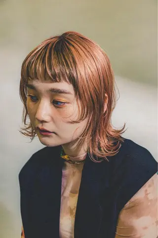 ミディアム SALOWIN    銀座RAY 2所属・yamashika honokaのヘアスタイル