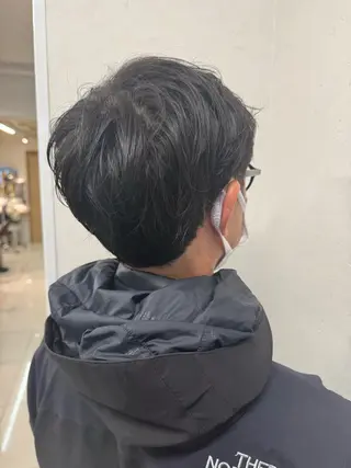 ショート メンズ パーマ/ハイトーン /吉田眞のヘアスタイル