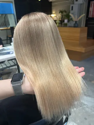 ミディアム カラー ヘアアレンジ 🍯傷ませないカラー 髪質改善🍯彪雅のヘアスタイル