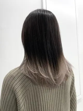 ミディアム カラー 【公式】amble luxe池袋東口♻️のヘアスタイル