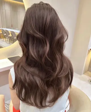 ロング カラー 韓国ヘア/髪質改善 /Harunaのヘアスタイル