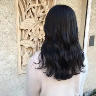 ロング カラー ヘアアレンジ 中津/柔らかカラー/ ナガオ イズミのヘアスタイル