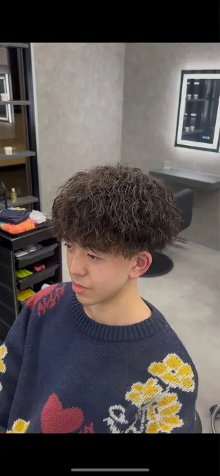 パーマ メンズ 【札幌メンズ特化】 つばさ🔥のヘアスタイル