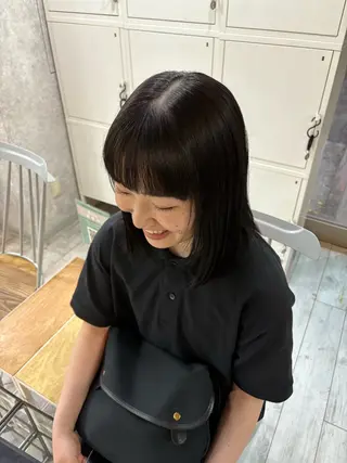 ミディアム カラー 小林凪華/暖色・ ナチュラルカラーのヘアスタイル