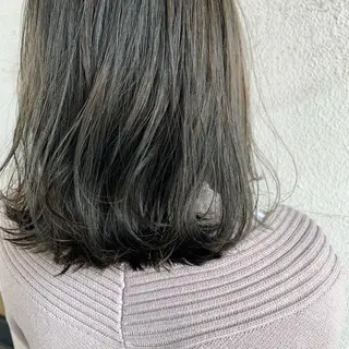 ミディアム 透明感カラー 金村真子のヘアスタイル