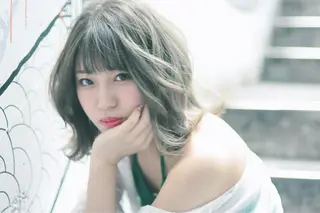 ミディアム カラー パーマ ヘアアレンジ 野口 秀人 🦋髪質改善🫧のヘアスタイル