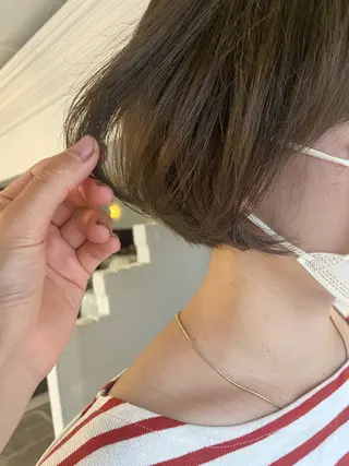 ショート カラー ヘアアレンジ SALOWIN恵比寿所属・ヘッドスパで脳を 整える✨chacoのヘアスタイル