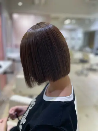 ショート Euphoria 新宿店所属・大人可愛いベージュ /ふたば🧸🌱のヘアスタイル