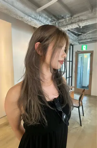 ロング カラー ヘアアレンジ 🎀suzuna 透明感colorのヘアスタイル