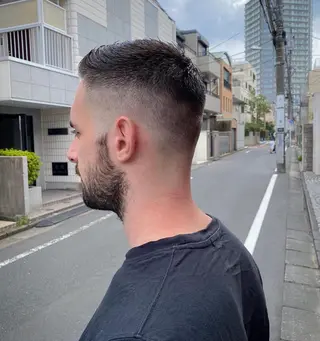 メンズ 断髪刈舞所属・大月 優汰のヘアスタイル