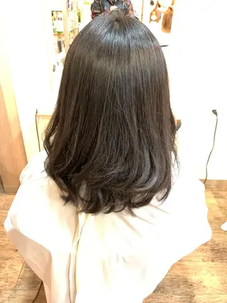 セミロング 韓国ヘア/レイヤー 🇰🇷/艶髪/長橋のヘアスタイル