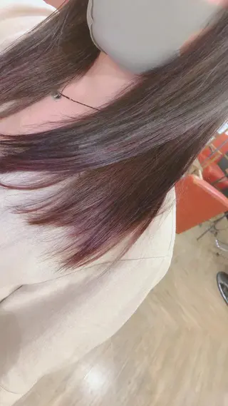 セミロング カラー Michel by chainon ミッシェルバイシェノン所属・美髪職人/傷ませない カラー/橋本拓弥のヘアスタイル