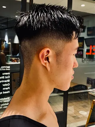 ショート メンズ MOTEL men's andshaving所属・鶴見 光のヘアスタイル