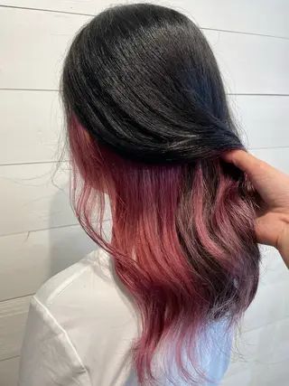 ミディアム カラー 艶カラー/ハイトーン Anjuのヘアスタイル