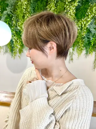 ショート カラー LucksiMie 銀座店所属・【韓国 レイヤー 髪質改善✨】かずのヘアスタイル