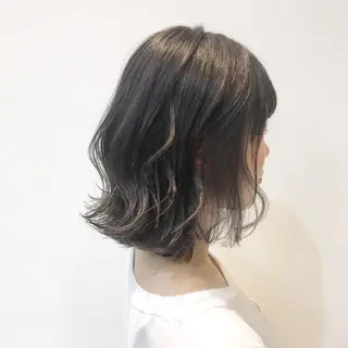ミディアム カラー 〽️magico/ ウルフDaiki〽️のヘアスタイル