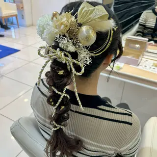 ロング ヘアアレンジ 宮永 璃沙のヘアスタイル