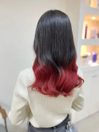 カラー Lamp 柏 山口 か乃 複雑履歴修正のヘアスタイル