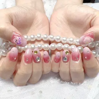 ネイル CC  NaNa ワンホンネイル🌙Nのネイルデザイン