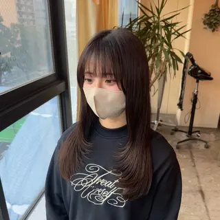 セミロング theBRIDGE/ 神谷ゆうなのヘアスタイル