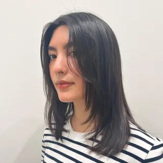ミディアム ﾏｽﾀﾞ ｱｲﾘのヘアスタイル