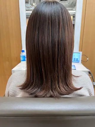 セミロング 透明感カラー ゆうだいのヘアスタイル