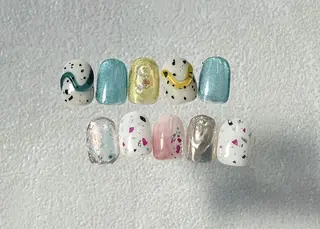 ネイル Gemies所属・Gemies_ RINA🫧のネイルデザイン