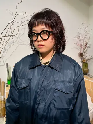 ミディアム パーマ sakura🌸 レイヤー/韓国ヘアのヘアスタイル