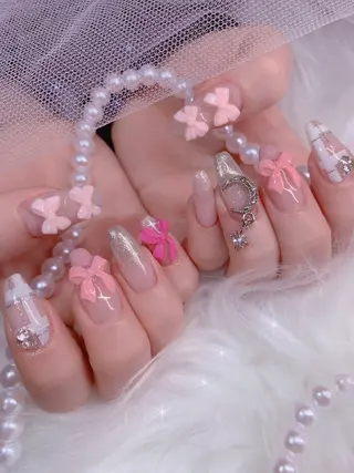 ネイル シェアサロンLei.g(レイジー)所属・3Dアートネイル💗 都築レナのネイルデザイン