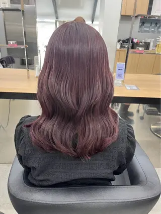 ロング miku/ラベンダー 透明感カラー🪻❤︎のヘアスタイル
