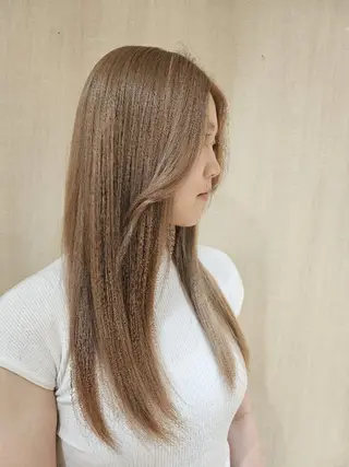 ロング カラー 社内カット講師・店長 菅原賢一のヘアスタイル