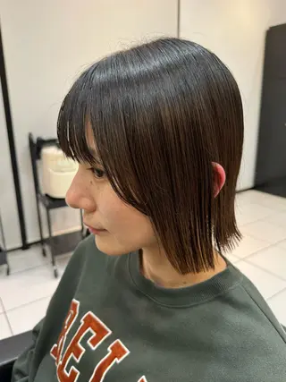 ミディアム CHIC 蘭のヘアスタイル