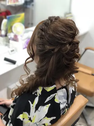 ヘアアレンジ laera 佐藤のヘアスタイル