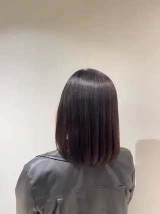 ミディアム パーマ 🦋‪ハイトーンカラ ー🦋‪熊田 史織のヘアスタイル