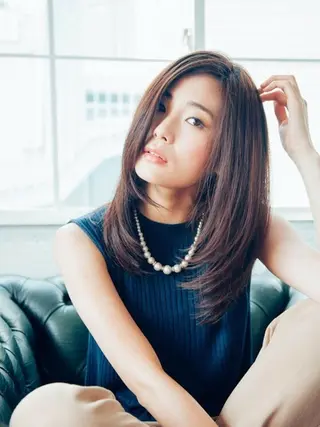 セミロング カラー ✨艶髪満足度◎✨ 菅沼 麻衣子のヘアスタイル