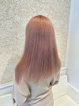 ロング カラー 暖色系カラー🍊 オオネヨシナリのヘアスタイル