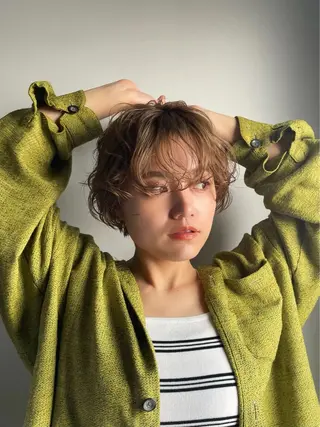ショート フラミューム 伊勢崎のヘアスタイル