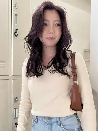 セミロング BROUN®所属・江坂レイヤー/ボブ nacaのヘアスタイル