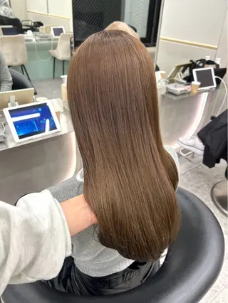 ロング カラー Hiroki 韓国ヘア🇰🇷のヘアスタイル