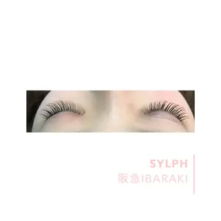 マツエク・マツパ シールエクステ/ ハイトーンカラーのヘアスタイル