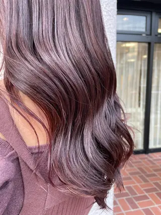 ロング カラー ボブ/インナーカラー /眉毛/Miyuのヘアスタイル