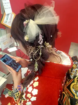 ロング ヘアアレンジ ひな ALBA🐰三鷹のヘアスタイル