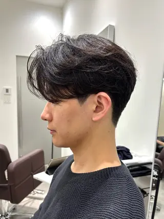 メンズ kalm所属・✵TAKUMI/ 横浜/センターパートのヘアスタイル