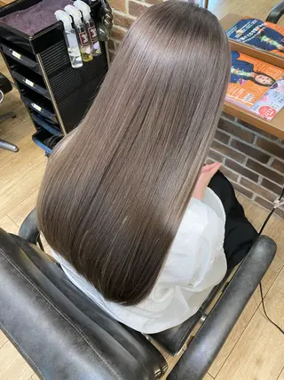 ロング カラー 國分 伸也のヘアスタイル