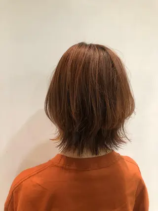 ミディアム カラー 湯田実津希🤎 ﾐﾙｸﾃｨ専門のヘアスタイル