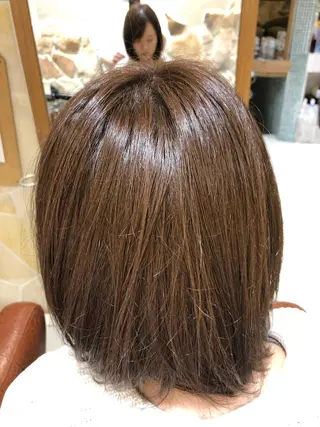 ミディアム カラー メッシュ&パーマ特化 🔥山田雄大🔥のヘアスタイル