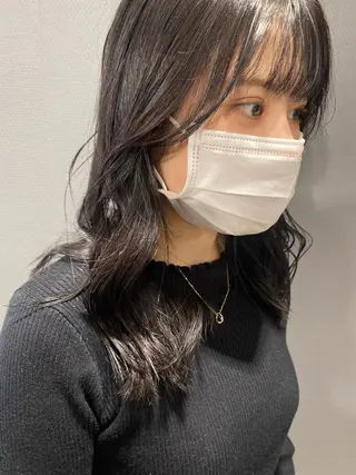 セミロング カラー HINANO🌷 髪質改善サロンの眉毛・アイブロウイメージ