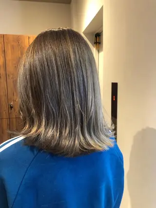ミディアム カラー レイヤー,ボブ / 彩未のヘアスタイル