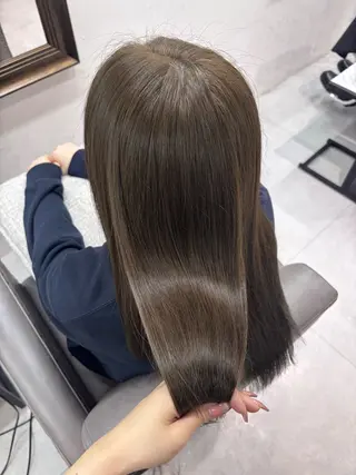 セミロング roka 髪質改善/縮毛矯正／韓国レイヤー所属・roka 🌿あやのヘアスタイル
